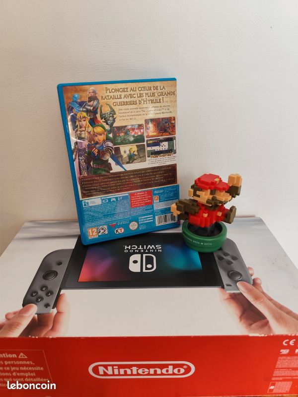 Jeu Wii U Hyrule Warriors Zelda - Version Française Complète (Boîte, Notice) - Bon État
