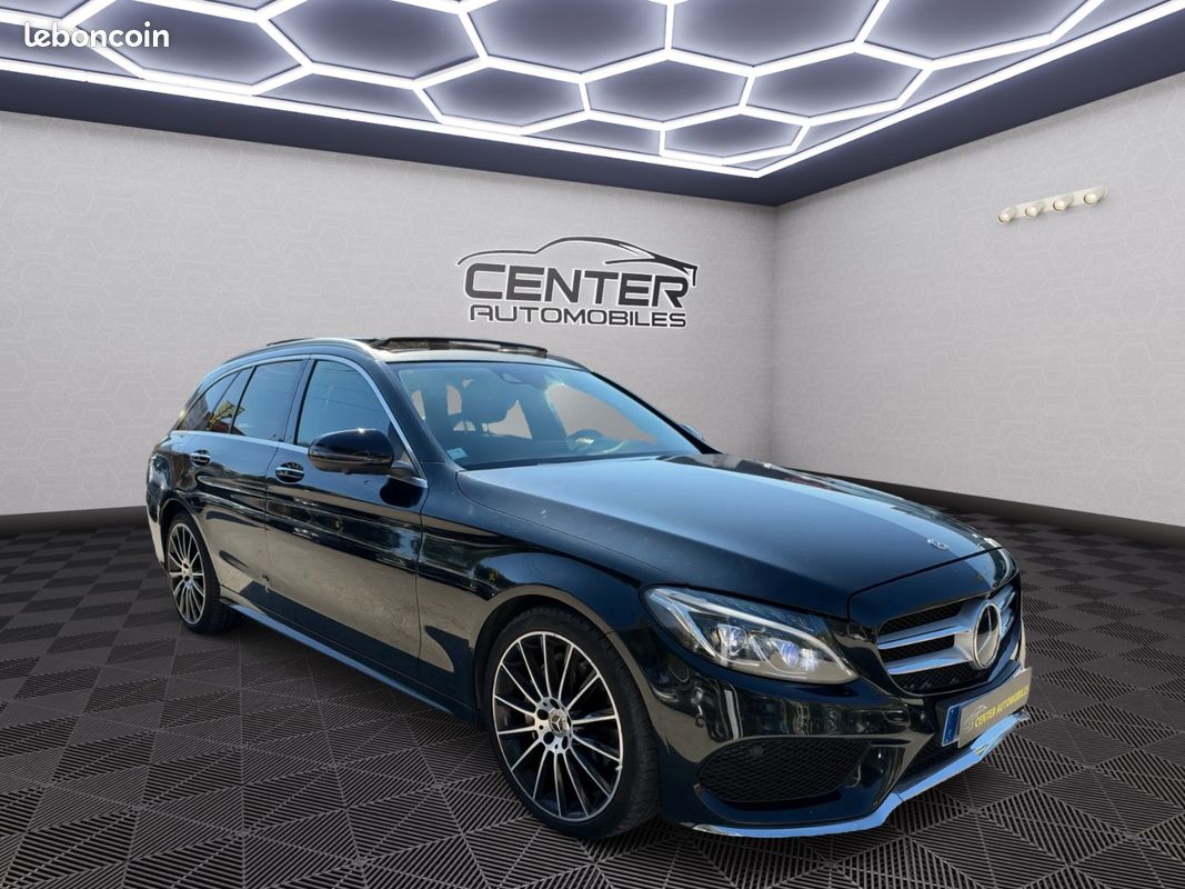 Mercedes CLASSE C BREAK 220 d Sportline 9G-Tronic {TOIT OUVRANT - SIEGE ELECTRIQUE - SON BURMESTER} (image 3)