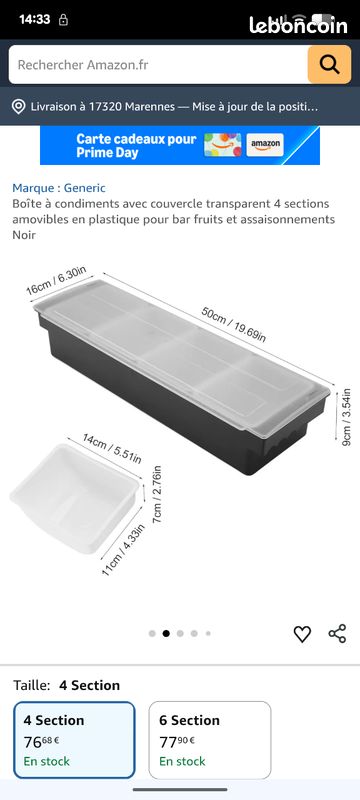 Bac à compartiments neuf (image 4)