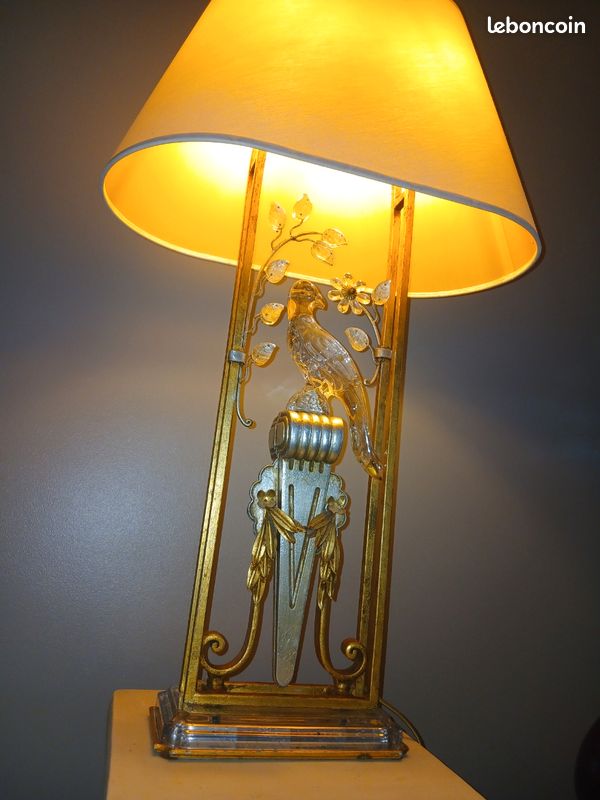Abat-Jour Carré 20 Cm - Banci Firenze, Tissu Style Art Déco - Neuf