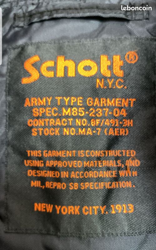 Schott Nyc Caban L Vêtements