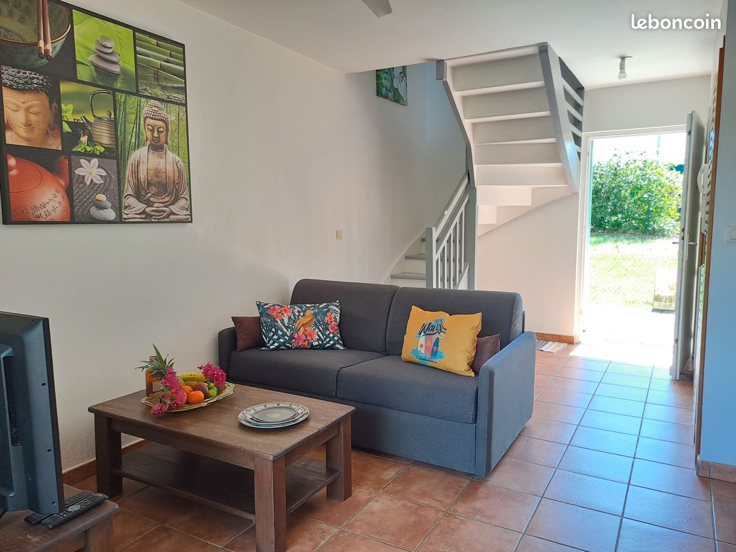 Vacances Idéales: Gosier F2&F3 (2 apparts en duplex avec jardin et piscine dans résidence sécurisée) avec citernes pour palier aux coupures d'eau (image 14)