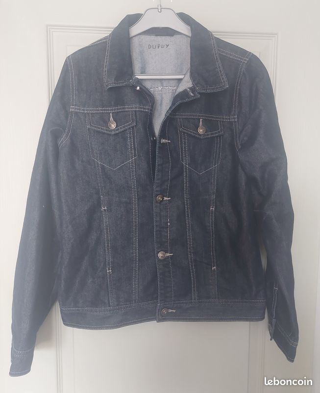 Blouson jeans bleu neuf 14 ans bilook (image 1)