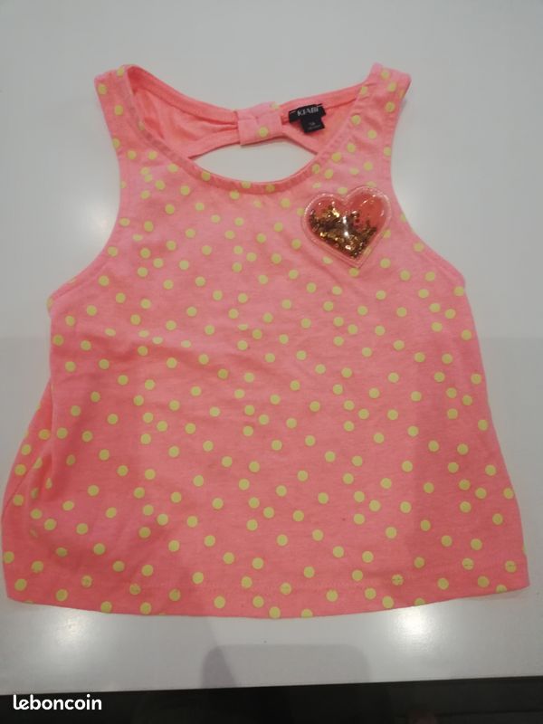 Lot de 7 hauts manches courtes taille 6 ans (image 6)