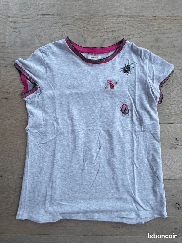 T-shirt Garçon Catimini Taille 4 - Vert Océan Avec Motif Coloré, Coton