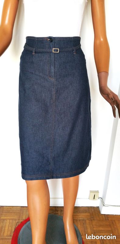 Mini Jupe Jupe Crayon Jeans Jupe Denim Jupe Retro Taille Haute