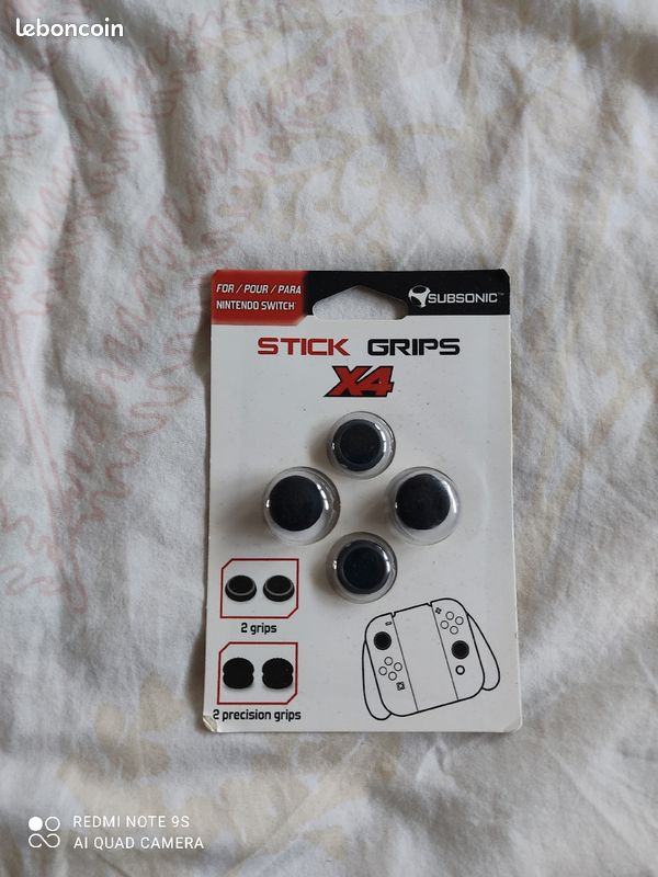 Syick grips x4 pour nintendo switch (image 1)