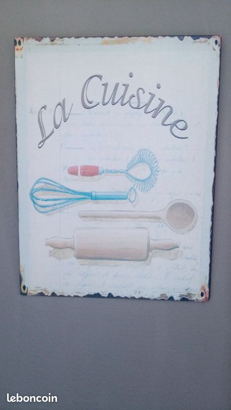 Plaques métalliques décoration de cuisine/ boulangerie vintage (image 2)