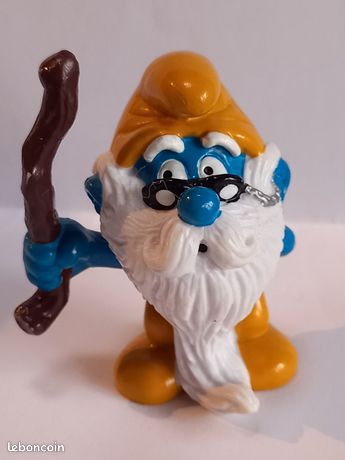 Figurine Schtroumpfette écolière Vintage - Occasion - Collection BD