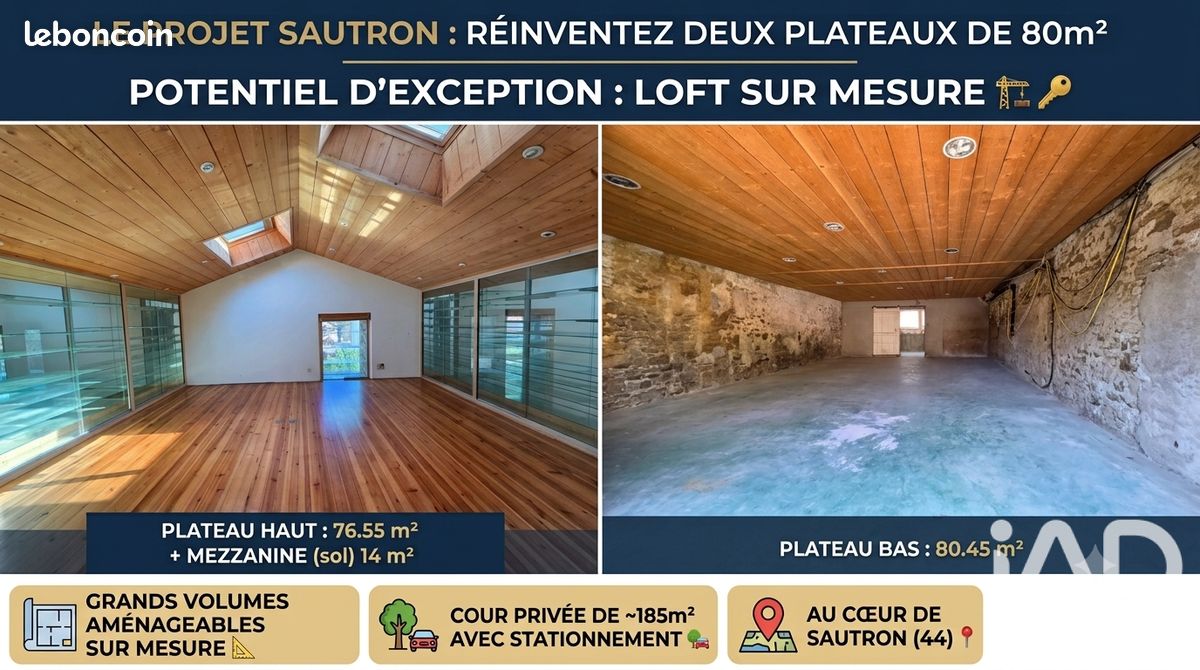 Maison 7 pièces 195 m² · à Sautron · 195 m² · 270 000 €
