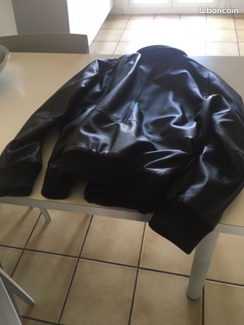 Blouson en cuir Façonnable (image 3)