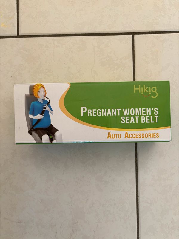 Ceinture de sécurité pour femme enceinte avec signe pour la