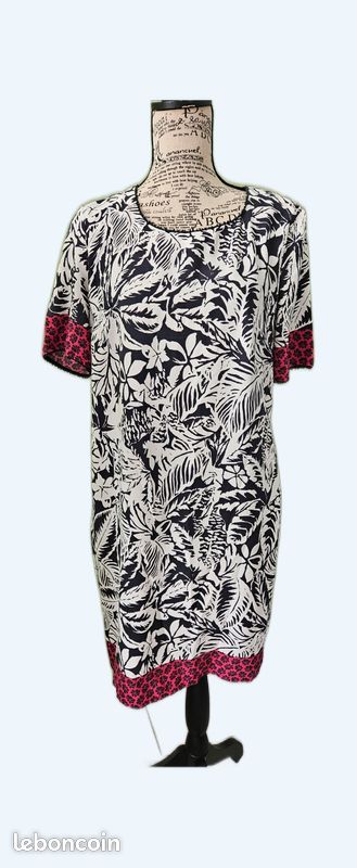 Robe droite doublée (image 1)