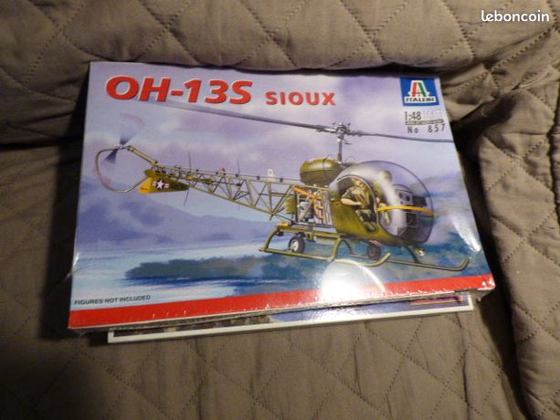 MAQUETTE - OH-13S SIOUX - ITALERI - 1/72 - HELICOPTERE