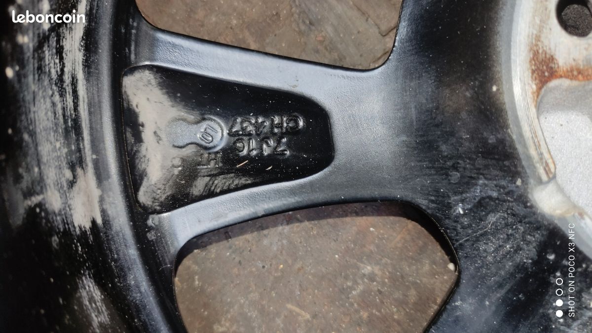 Jante aluminium 16 pouces Renault twingo (image 3)