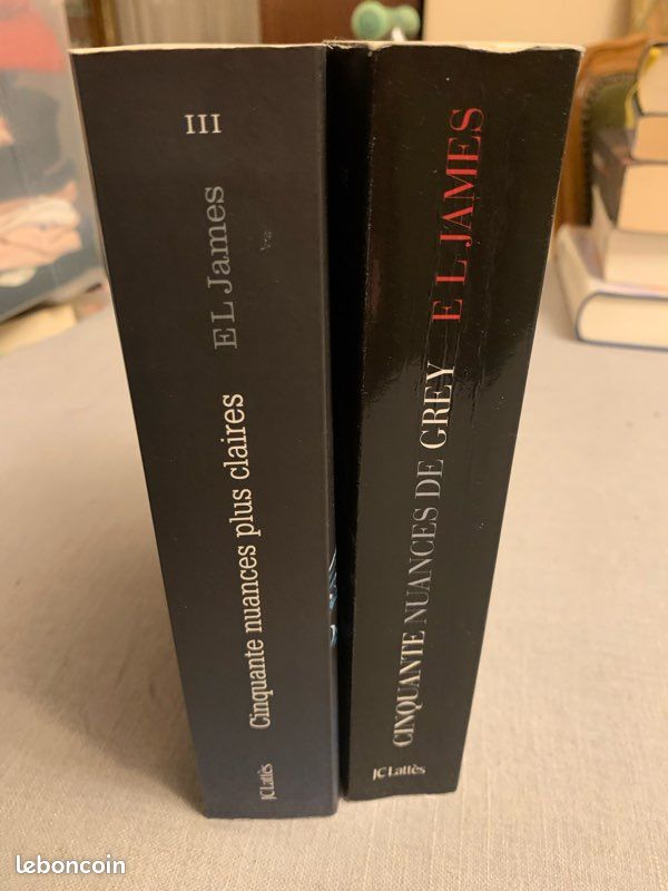 Lot de 2 livres de El James : Cinquante nuances plus claires & Cinquante nuances (image 3)