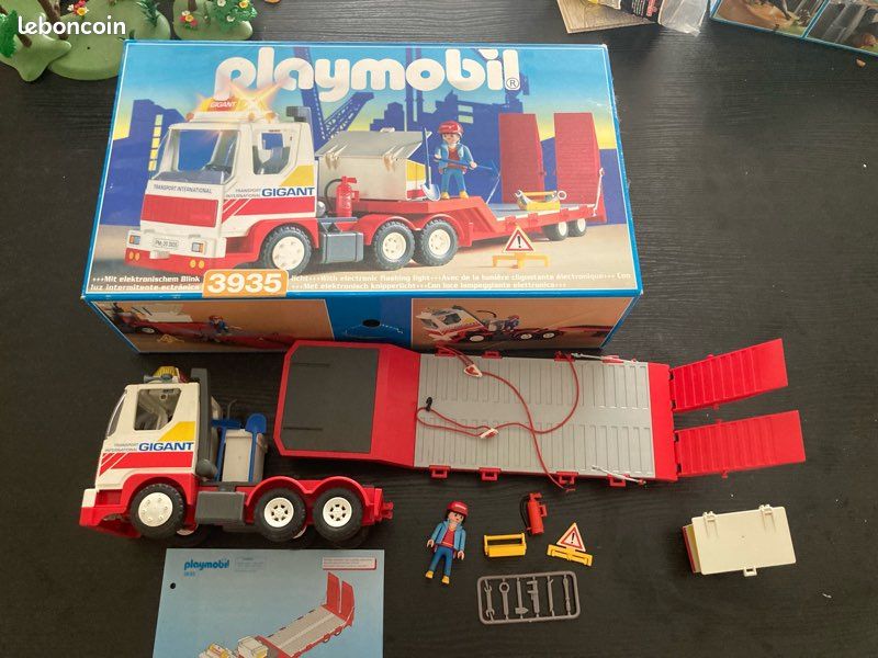 Camion Playmobil giant vintage 3935 semi remorque Jeux Jouets