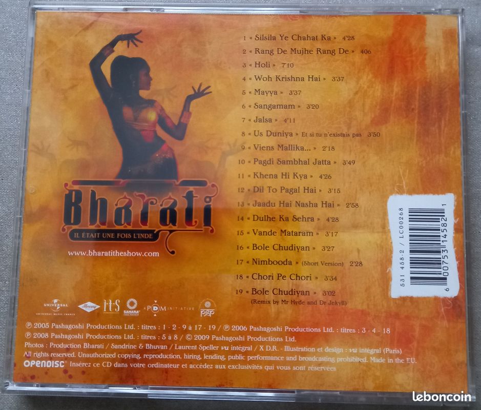 2 CD Musique de l'Inde (image 4)