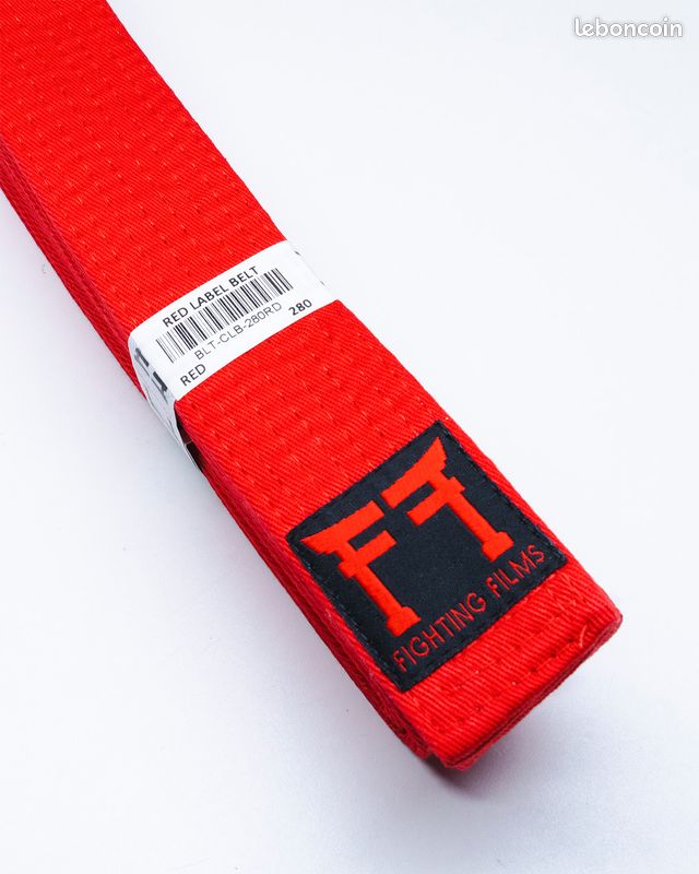 Ceinture rouge de Judo approuvée IJF Taille 280 Sport Plein air