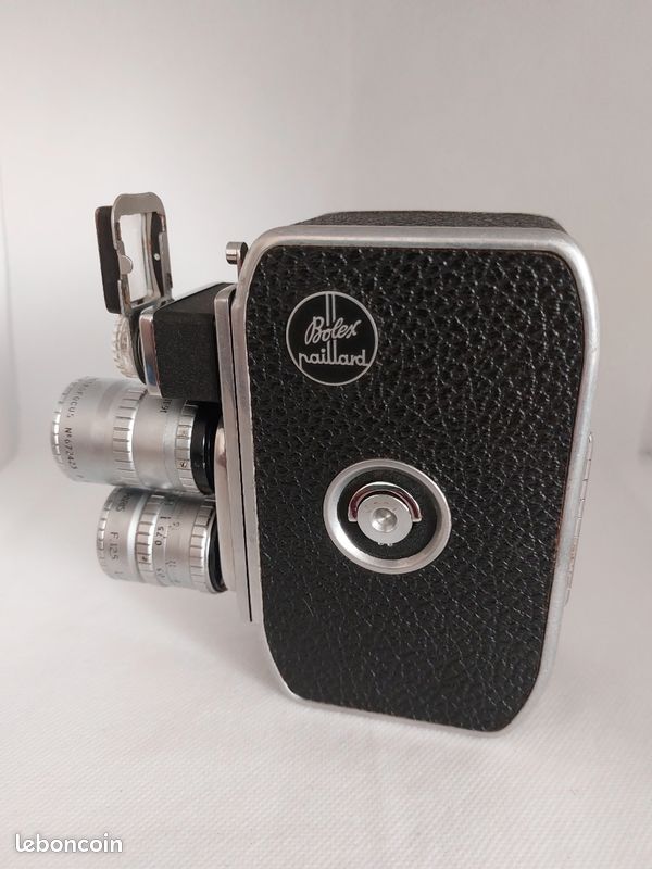 BOLEX PAILLARD C8 Caméra 8mm vintage poignée pistolet objectif