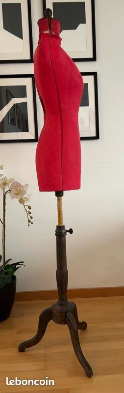Grand Mannequin D'Artiste En Bois Vintage – Articulé – Excellent État