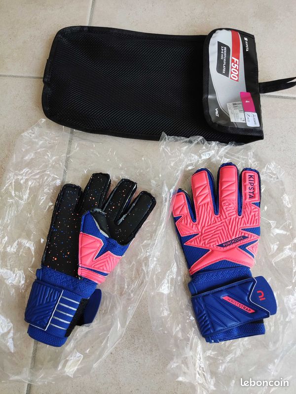 Gants de gardien de but football NEUF Kipsta F500 Viralto orange