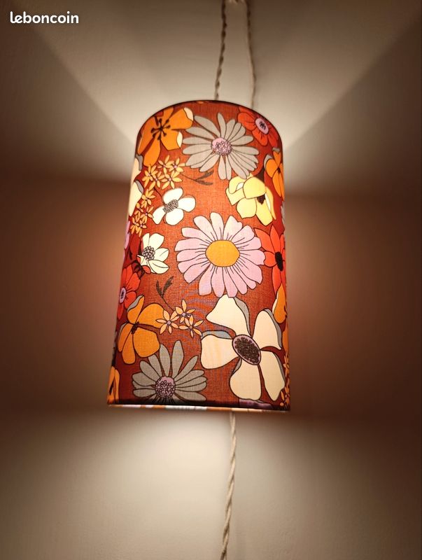 Baladeuse nomade flower power, cordon lin (image 3)