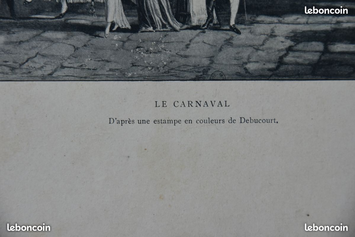 LE CARNAVAL - DEBUCOURT - Estampe (image 2)
