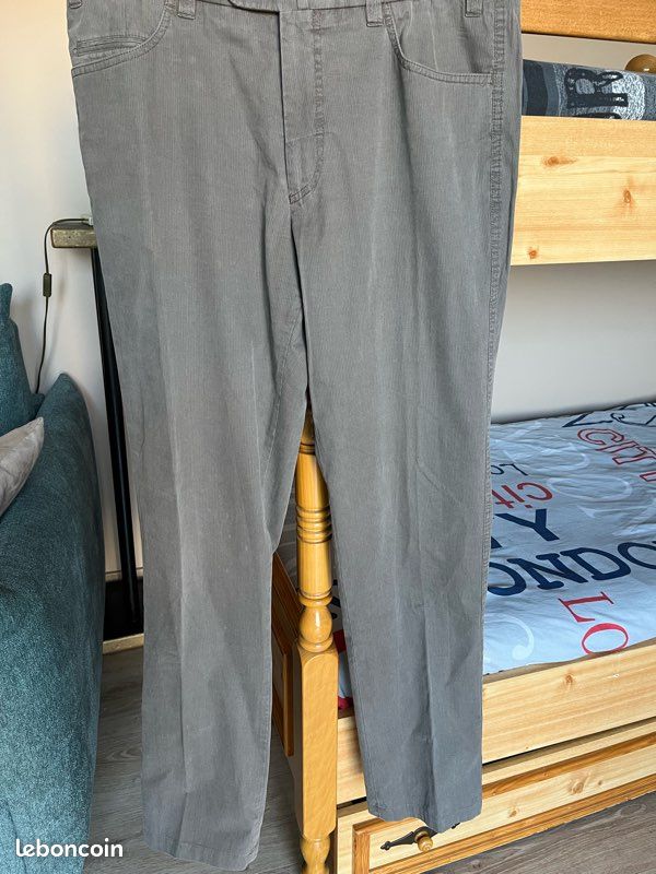 Pantalon homme beige T 44 (image 6)