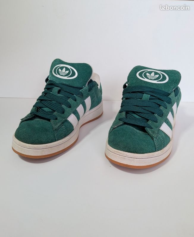 Basket Adidas Campus 38 verte femme - Chaussures
