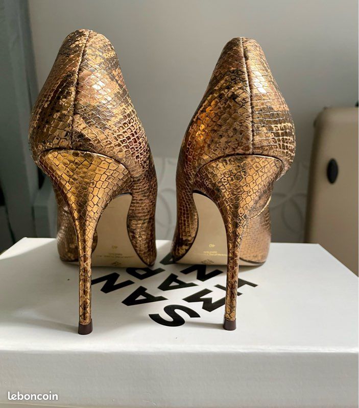 Escarpins Talons San Marina Escarpin Dore Des Escarpins Fille