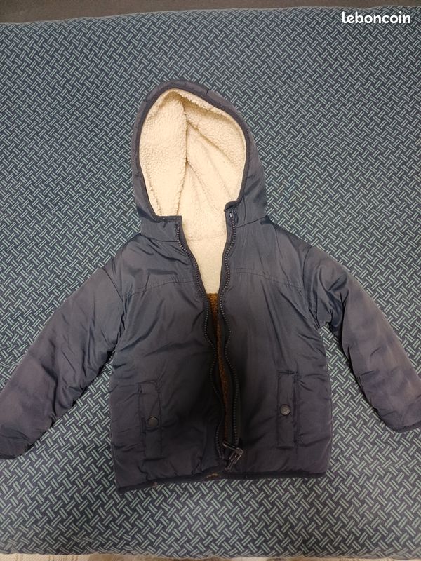 Manteau chaud 3 ans reversible (image 1)
