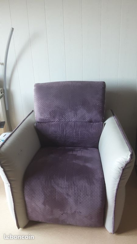 Canapé et fauteuil relax electrique (image 1)