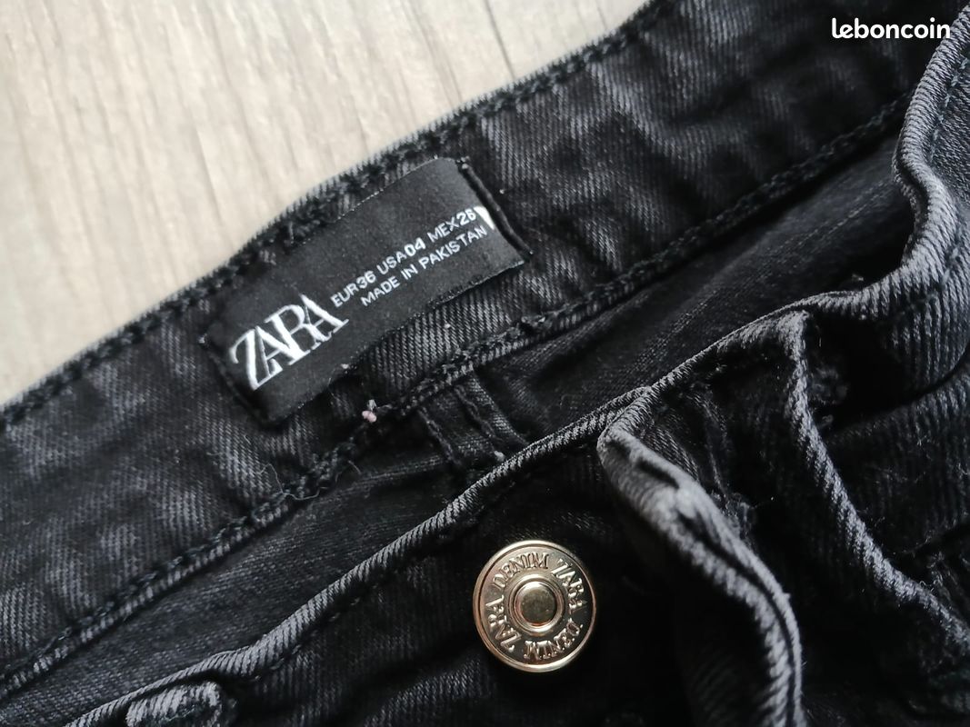 Lot de jeans noirs – Shein Zara – tailles 36 S Vêtements