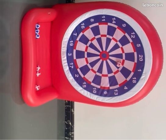 Jeu De Fléchettes Réversible 66 Cm – 16 Balles Scratch, Extérieur/intérieur, Enfant Dès 3 Ans, Animaux Et Chiffres