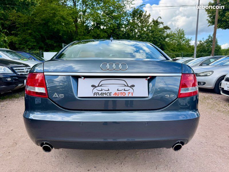 Audi a6 berline 3.2l fsi 255cv boite automatique finition ambition luxe 173.400kms 08/2007 siège électrique phares xénon gps bluetooth (image 8)