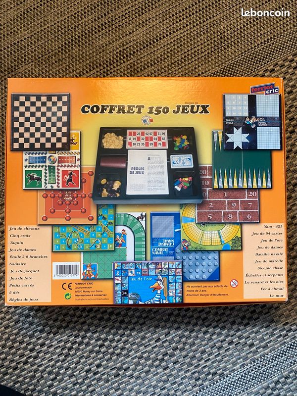 Coffret 150 jeux de société (image 2)