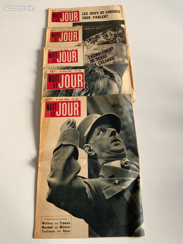 Lot de 5 - Nuit et Jour - 1947 ou vente à l’unité (image 1)