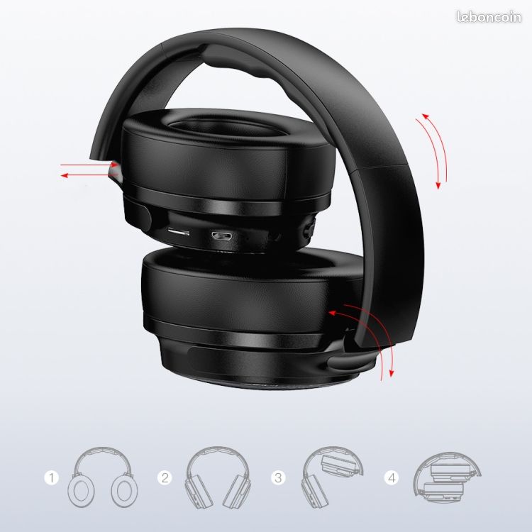 Casque Bluetooth AWEI A780BL - Écouteurs Sans Fil