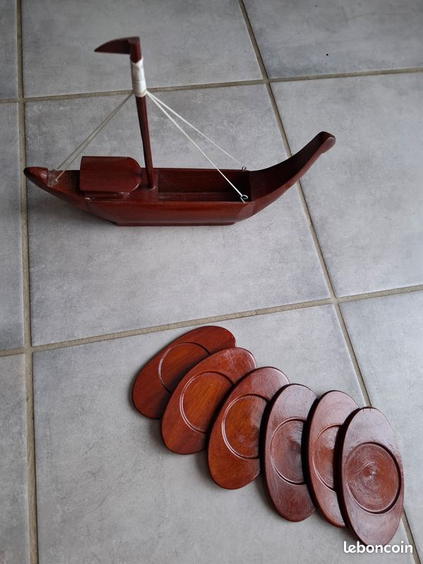 Dessous de verre en bois (image 3)