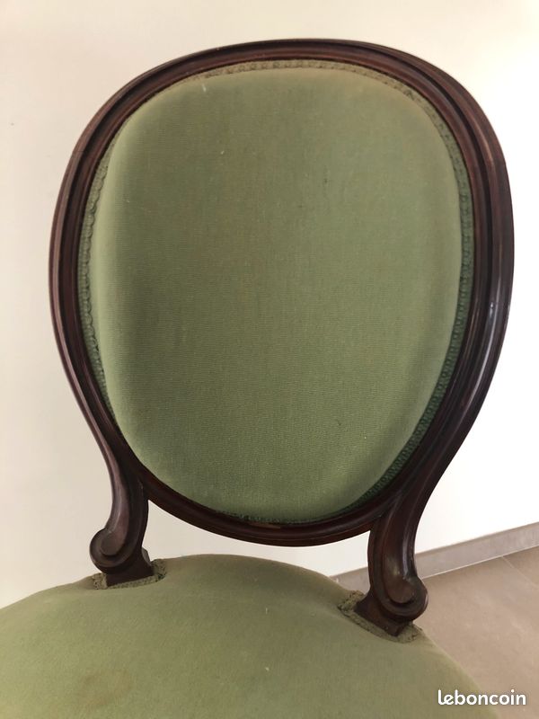 Chaise médaillon verte (image 2)