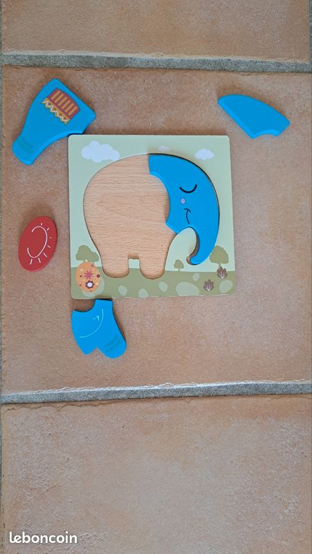 Lot 4 puzzle en bois (image 3)