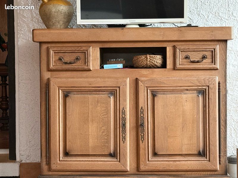 Meuble télévision en chêne (image 2)