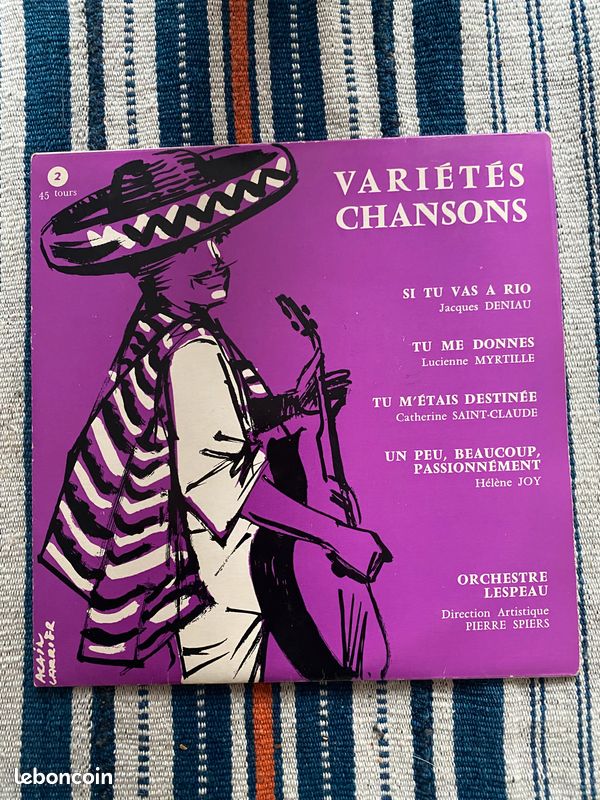 45t variétés orchestre LESPAU (image 1)