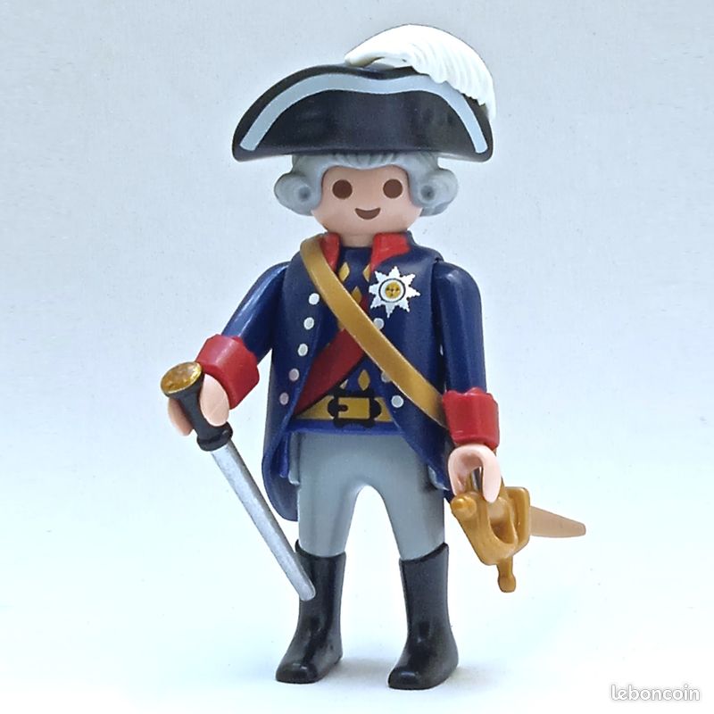 Tête/buste Playmobil Personnalisé Anglais Avec Chapeau - Résine Imprimée 3D - Occasion