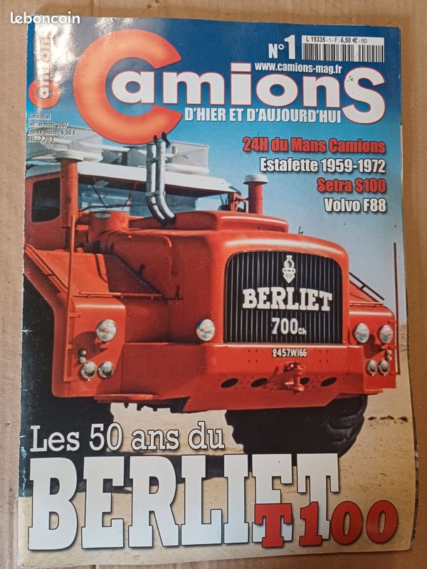 Magazine Camions d'hier et d'aujourd'hui n°2 (2007) — Mack, Floirat, Chenard (image 1)