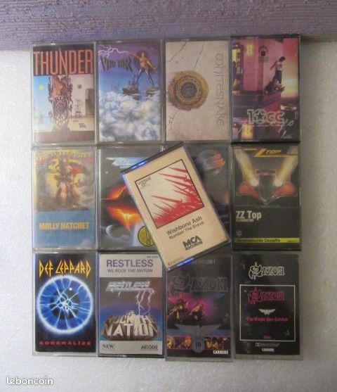 25 Cassettes audio Rock-Hard Rock-Metal N°1 (ou à l'unité) (image 2)