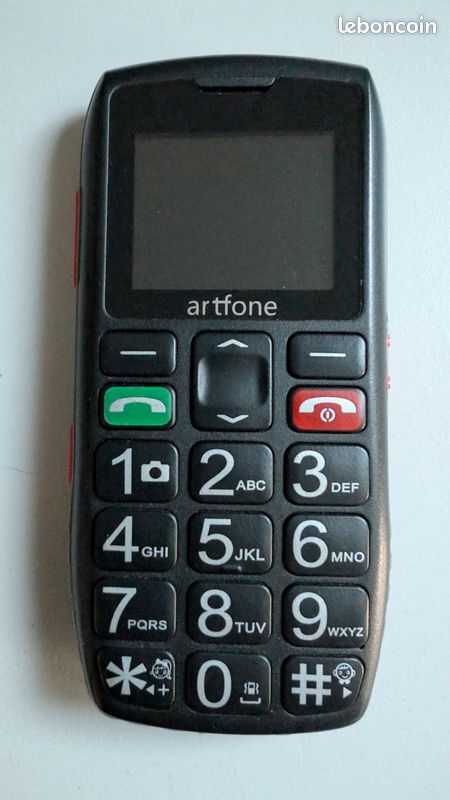 Artfone Telephone Senior 1.8'' avec Grandes Touches, Batterie 1400mAh