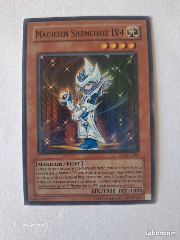 Carte Yu-Gi-Oh Magicien Silencieux LV4 NTR-FR001 (image 1)