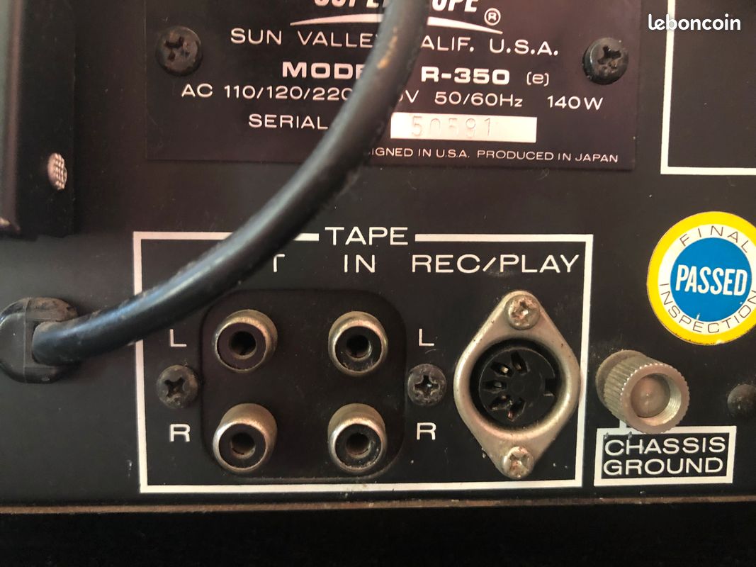 AMPLI MARANTZ SUPERSCOPE R 350 ( Rare) (image 12)
